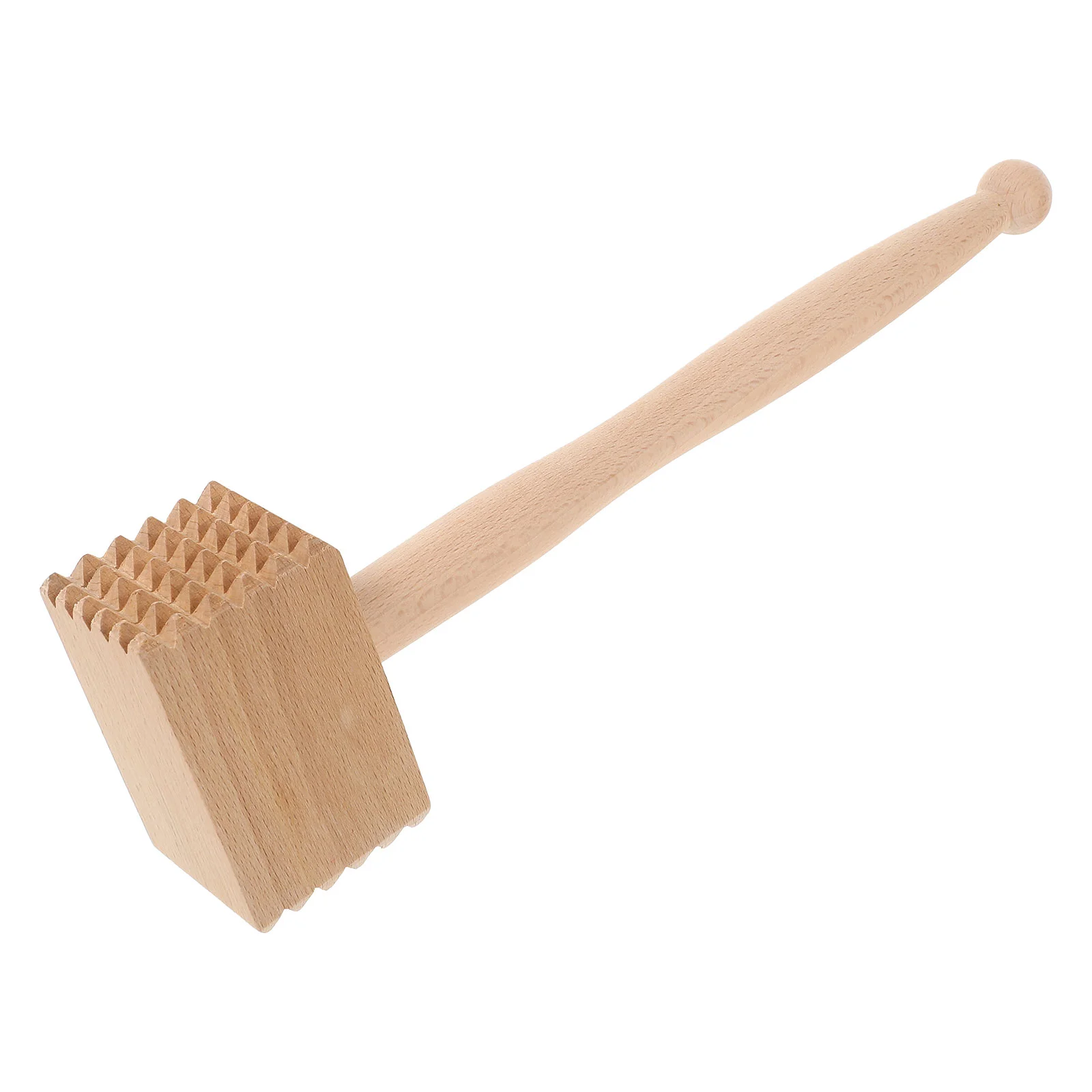 

Meat Hammer Tenderizer Mallet Steak Beef Pounder Wooden Kitchen Chicken Pork Cuber Tool Softener Manual Butcher Bbq Tenderising