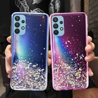 Модный Блестящий чехол со звездами для Samsung Galaxy A32 4G S21 FE 5G A02 A12 A42 A52 A72 A51 A71 S21 M51 M31 M21 M32 M12 A22