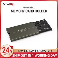 smallrig memory card case holder memory card storage holder anti shock anti fall and scratch dslr camera rig 2832
