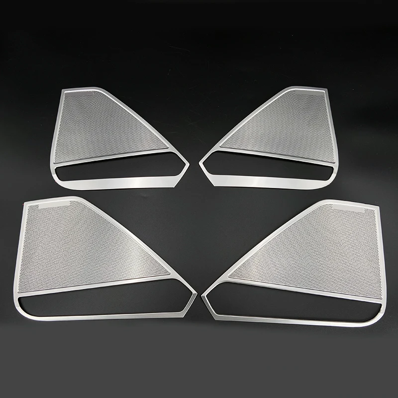 

Крышка громкоговорителя для Volkswagen Tiguan MK2 2017-2021 2022, внутренняя отделка дверного динамика, звуковое украшение, молдинг, автомобильные аксессуары