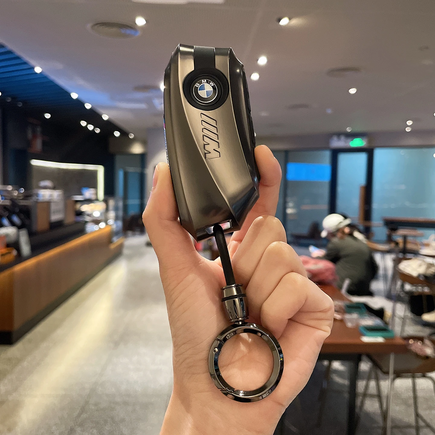 

Чехол для автомобильного ключа из цинкового сплава для BMW X1 U11 X7 G07 XM G09 i7 7 серии G70 LCI iX I20 U06 G81 M3, автомобильные аксессуары, брелок