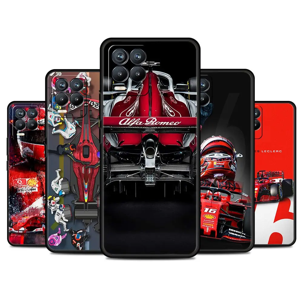 

Schumacher Formula 1 F1 Case For Realme 8 6 7 Pro C21 C3 C21Y C11 C12 5 C15 C20 7i 8i C20A C25 Black Soft TPU Phone Funda Cover