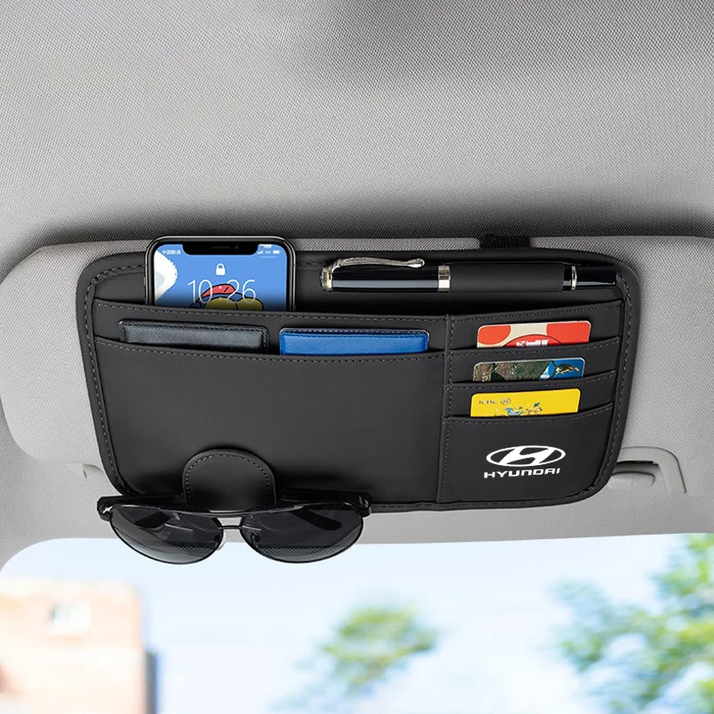 Автомобильный солнцезащитный козырек держатель для очков коробка