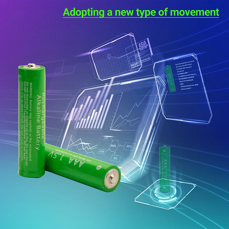 

baterias recargables AAA Rechargeable 1.5V 3800mAh Alkaline Battery Flashlight Toys Watch MP3 Player Replace Ni-Mh Battery