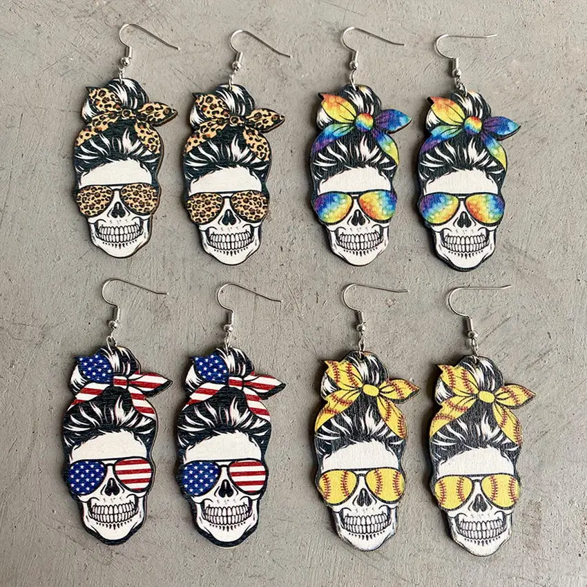 

Женские Висячие серьги-гвоздики с принтом в виде гепарда