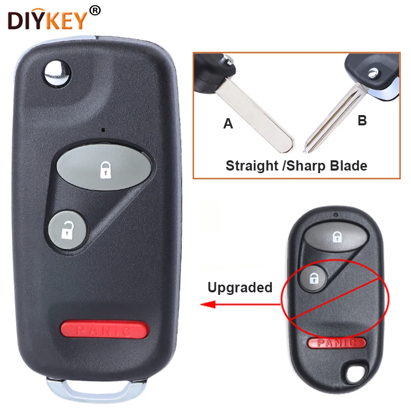 

DIYKEY 2 + 1 кнопочный Улучшенный стробоскоп для Honda Accord Civic, стробоскопический элемент