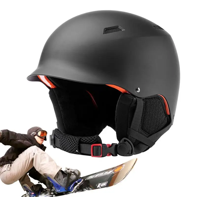 

Ski Helmets Men Snow Ski Helmets Shock Absorbing Breathable Riding Protectors With Soft Chin Pad For Commuting Cycling Skating