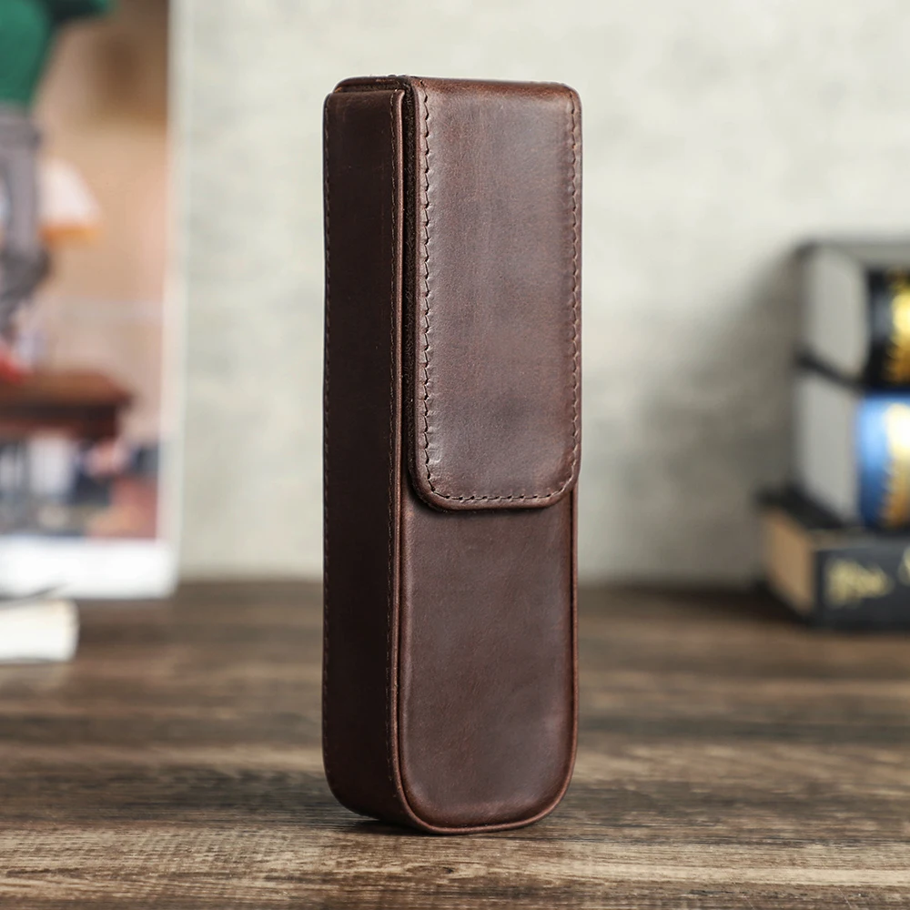 

CONTACT'S FAMILY Кожаный пенал 2 слота