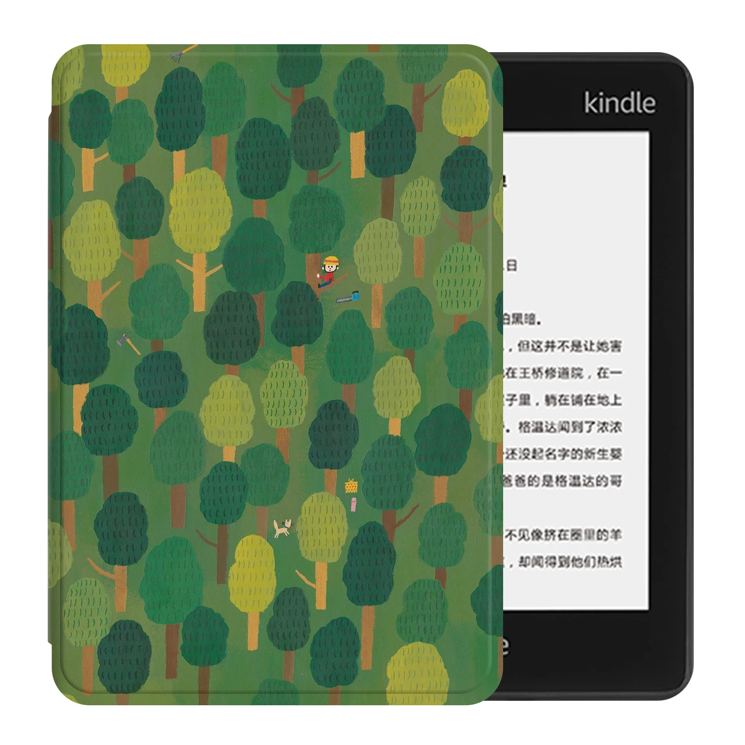 

Теплый весенний чехол в стиле джунглей для Kindle KPW5, защитный чехол Paperwhite4 Youth Version 658 Kpw5, чехол Funda Kwaii, чехол s