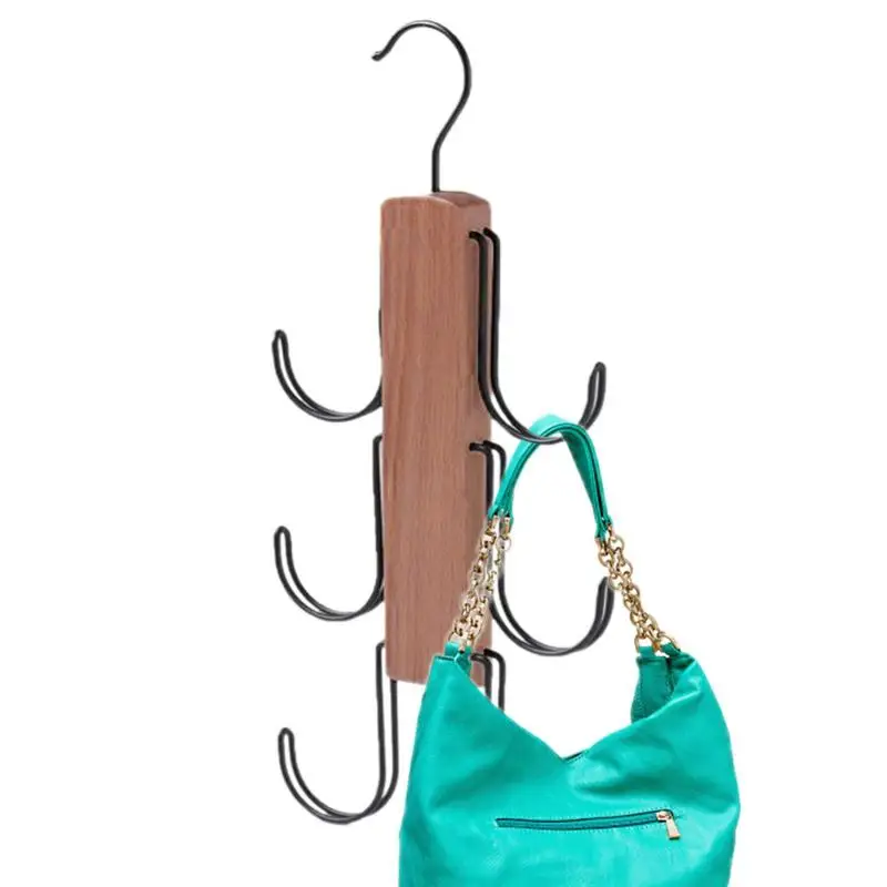 

Clothes Hangers Wood Hanger Rack Robe Utility Entryway Coat Hanger For Towels Reusable Backpack Hat Hook For Laundry Bathroom