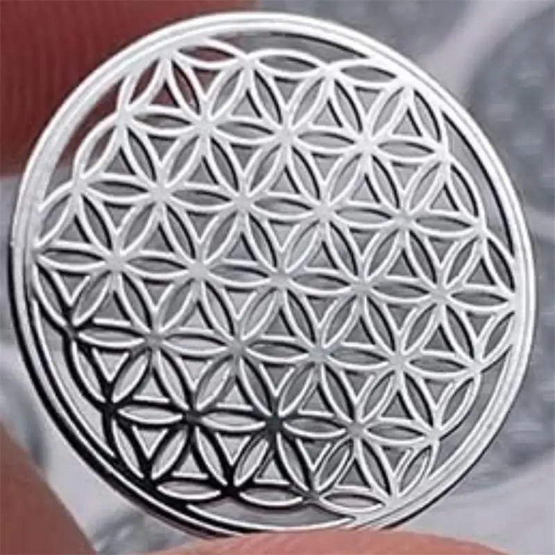 

Металлические наклейки «Цветок жизни»