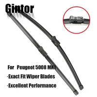 gintor auto car wiper lhd front wiper blades for peugeot 5008 mk1 2009 windshield windscreen front window 3228