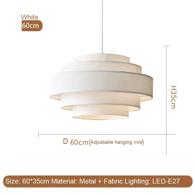 Подвесная люстра Winfordo Wabi Sabi белая