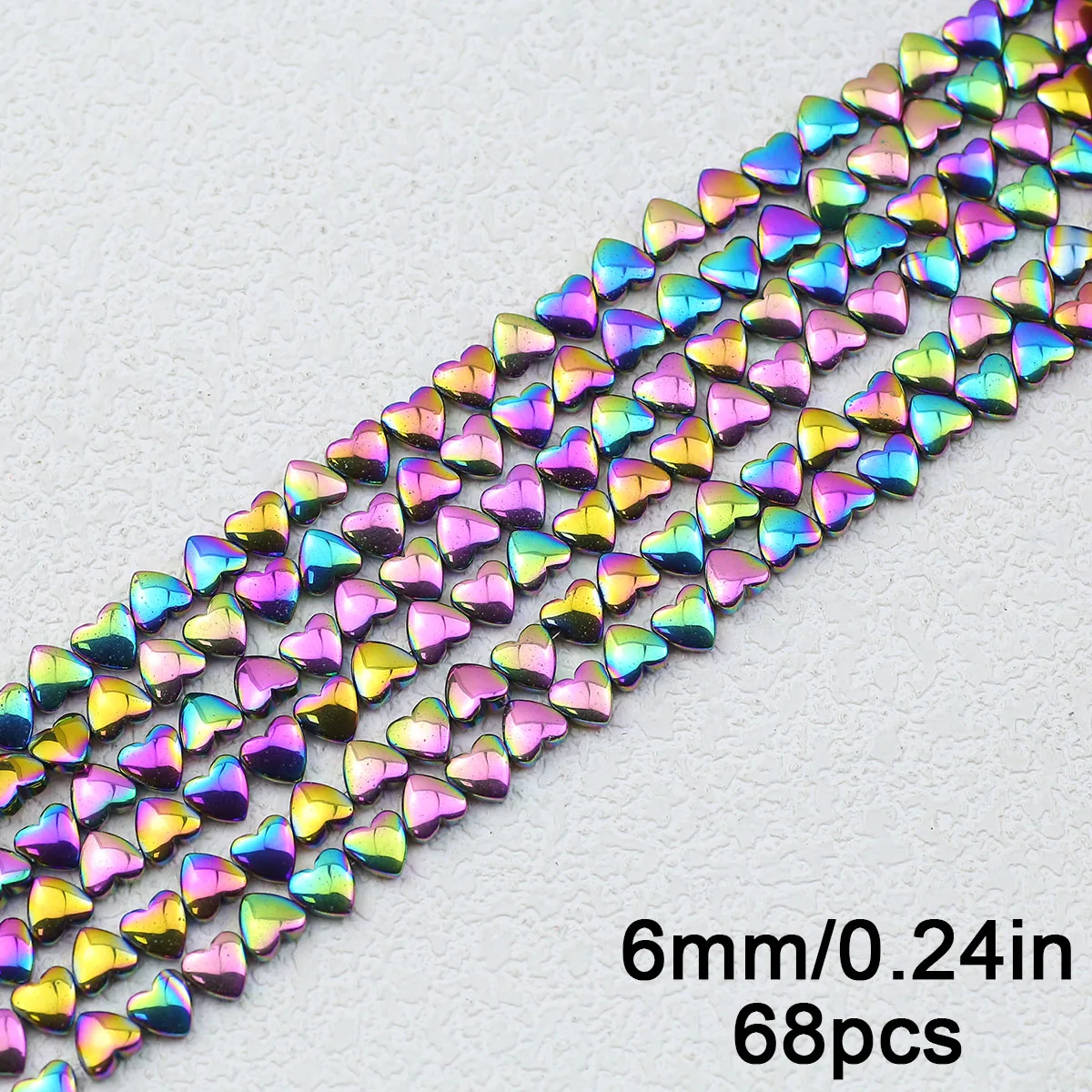 Красочные изогнутые персиковые сердечки с горизонтальным отверстием