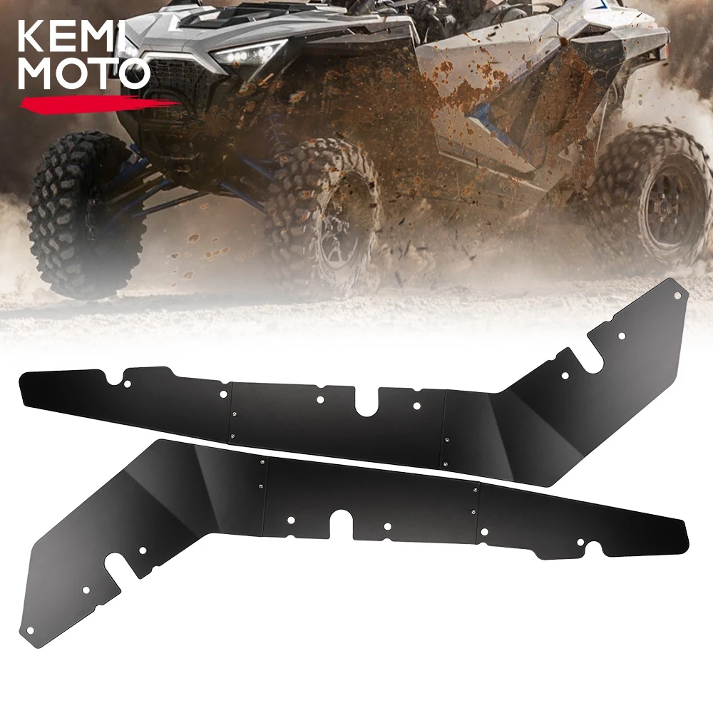 KEMIMOTO UTV Metal Combination Lower Door Panels Insert Valance Kit Compatible with Polaris RZR Pro XP, Pro R, Turbo R 2020-2023