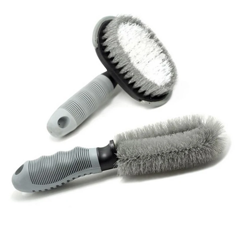 

Auto Wheel Tire Soft Hair Brushes Set Car Vehicle Auto Detailing Cleaning Rim Wash Cleanning Tools Car Accessories