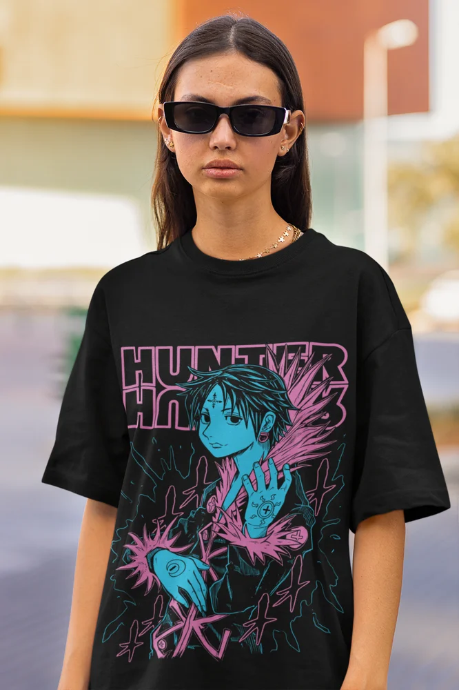 Футболка Chrollo Ryodan Hunter X Killua Gon Hisoka Аниме HXH Рубашка Zoldyck