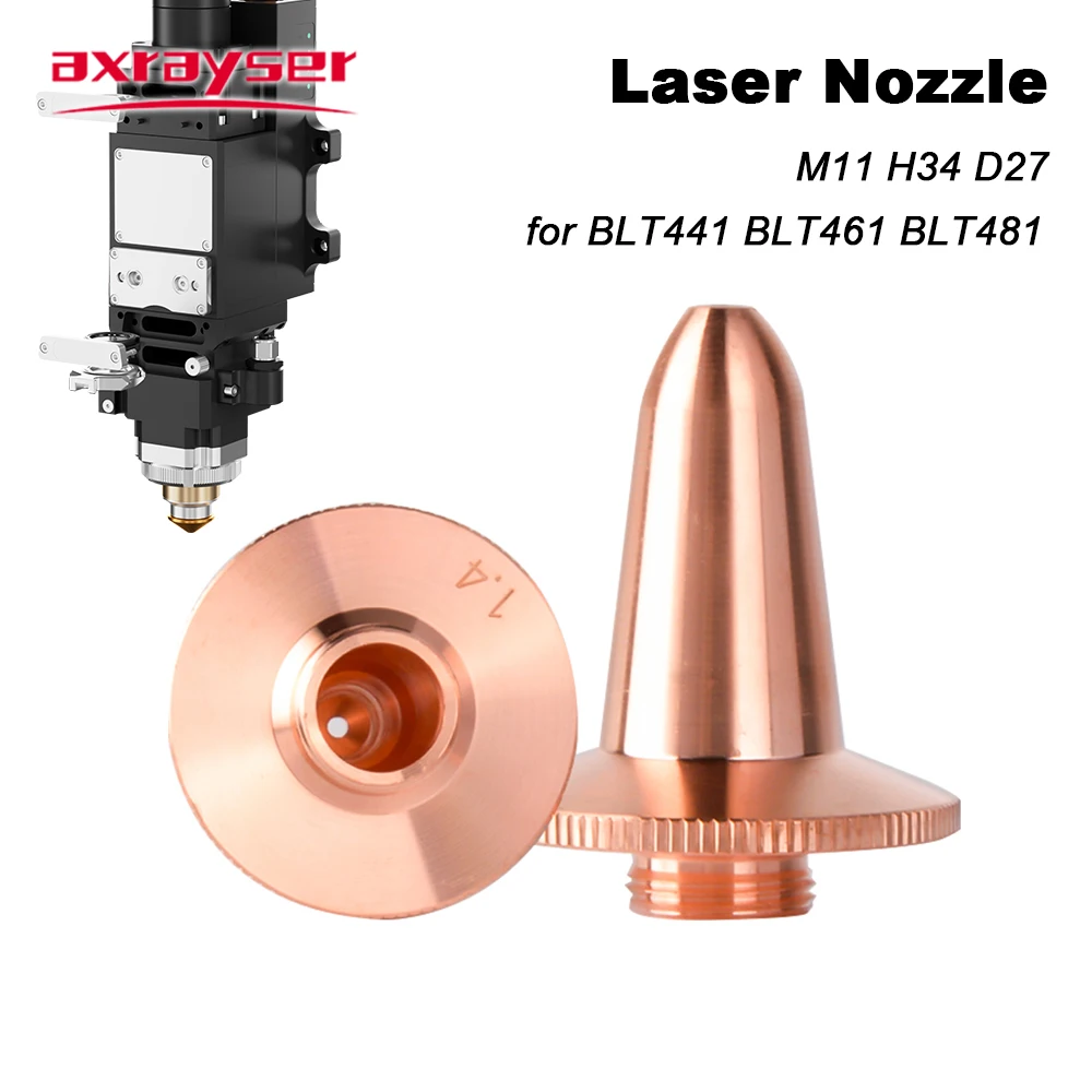 Сопло для лазерной резки axrayser D27 H34 M11*0,75