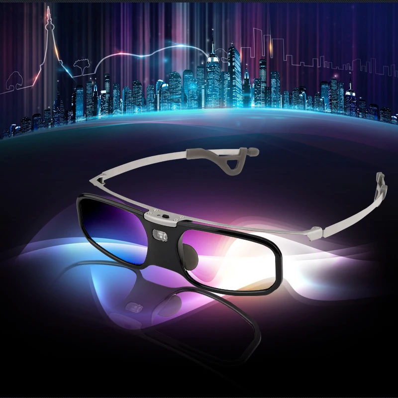 Clip-on XGIMI Z4X Nut G1 BenQ Ai Luowei Otogram DLP Projector Active Shutter 3D Glasses images - 6