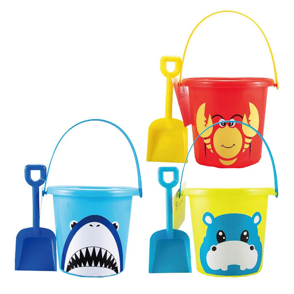 

3 Sets Mini Bucket Toys Shovel Toys Funny Outdoor Summer Beach Sand Pit Tools