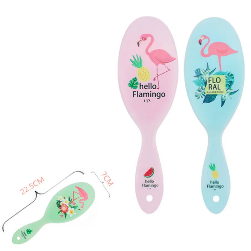 

ABS Plastic Comb Cartoon Plastic Hairdressing Comb Massage Cushion Comb Plastic Printing Massage Comb Color Rubber Airbag Comb