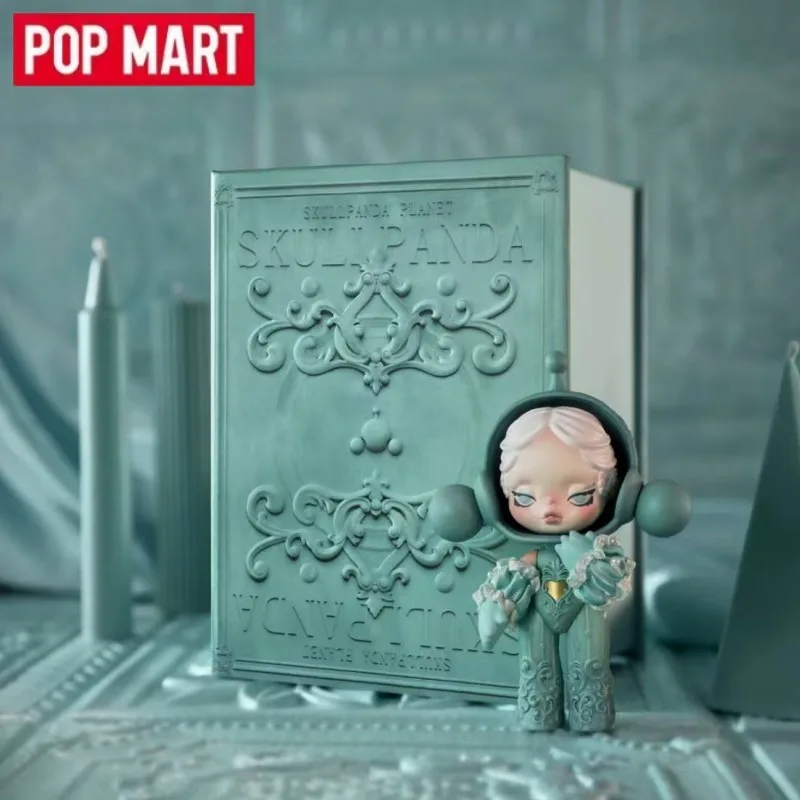 Фото POPMART SKULLPANDA Series ROLLING GRASS Фигурка Подлинная слепая коробка Mystery Box Guess Bag Игрушки Кукла Симпатичная аниме-фигурка Настольная №3