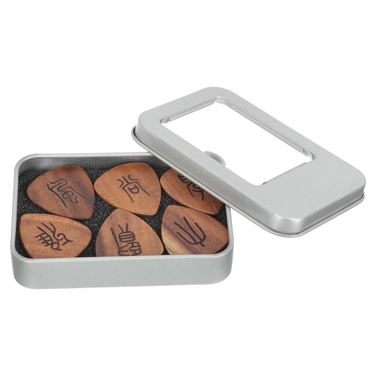 

1Set Picks Folk Guitar Pick Guitar Plectrum Portable Guitar, Picks Guitar Picks Natural Picks for Guitar