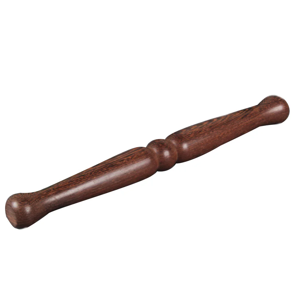 

Hand Held Muscle Roller Qi Gong Ruler Leg Muscle Roller Wood Tai Stick Tai Stick for Beginners Foot Roller