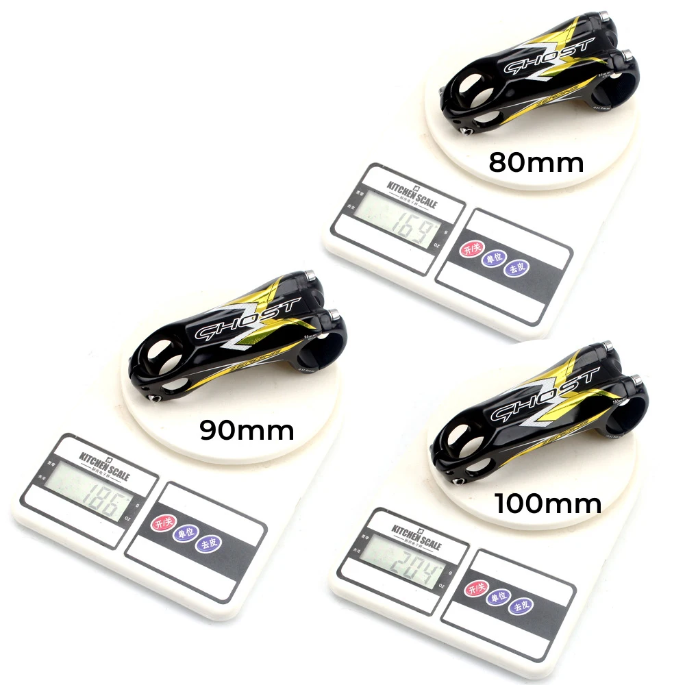 Черный золотой шоссейный велосипед 80/90/100 мм CNC ведущий стержень шток руля горного