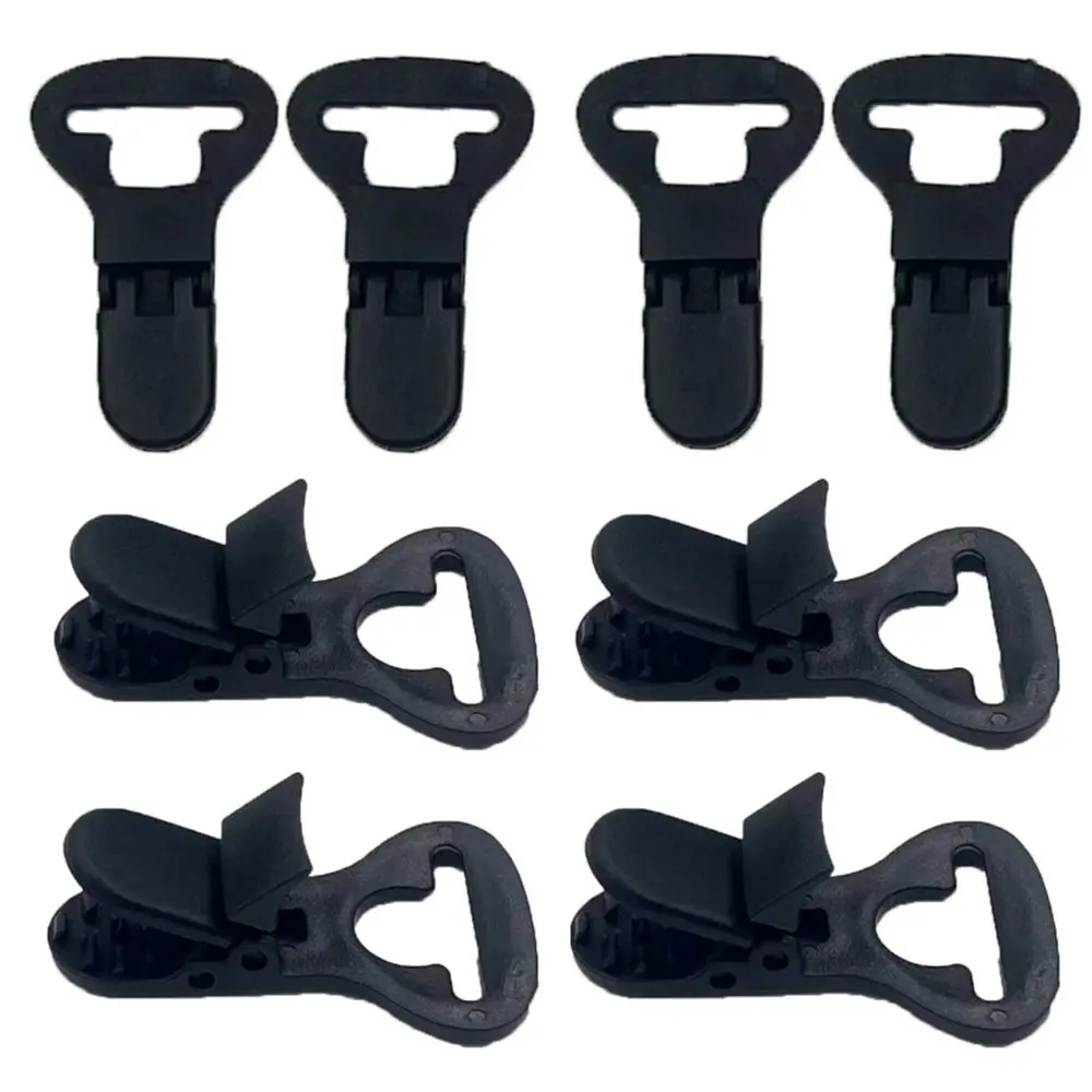 

5pcs 55*34mm Tent Tarp Clip New Nylon Plastic Black Jaw Grip Tarpaulin Trap Outdoor Tool
