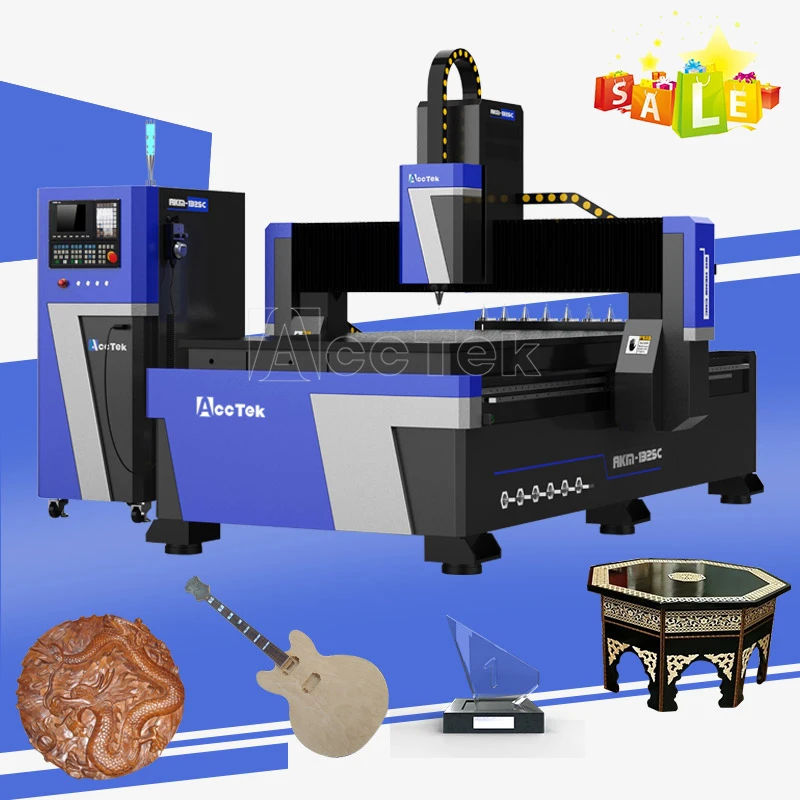 

Small Business Cnc Router Machine 1325 3d Cnc Router Kit For Wood Aluminum Engraving Atc Cnc Milling Machine 1300*2500mm