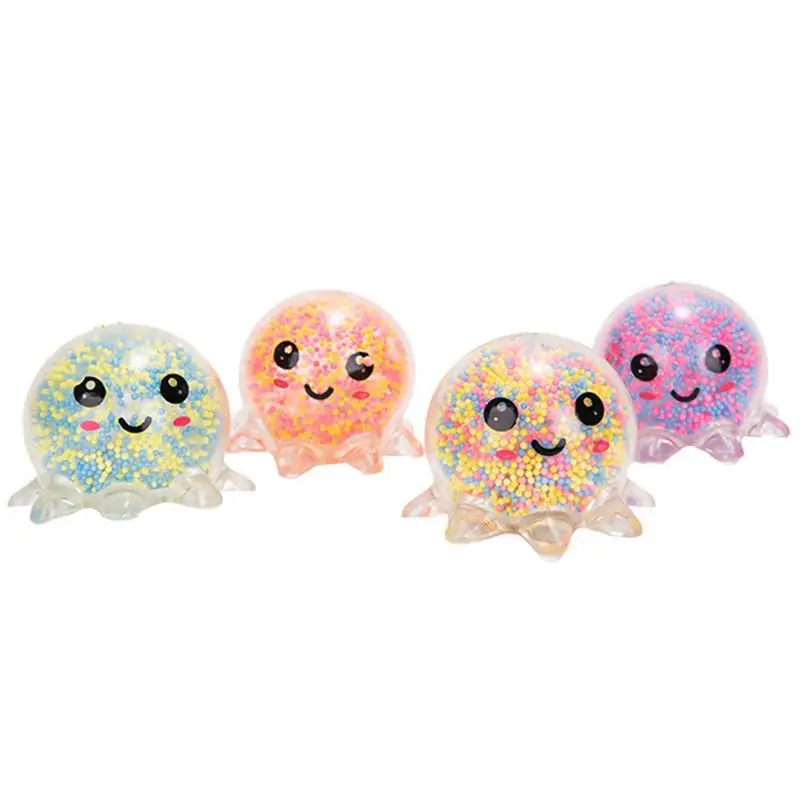 

Light Octopus Pinch Octopus Vent Air Ball TPR Toy Surprises Children Fidgets Toys Anti Anxiety Emotion Expression