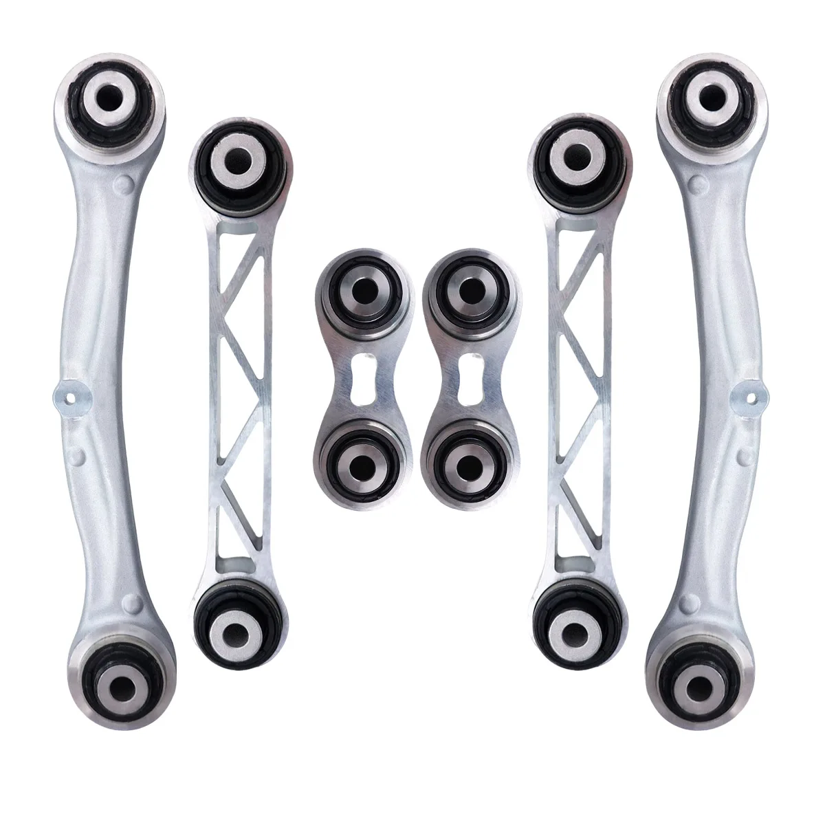 Svenubee 6 шт. комплект задних нижних регулирующих рычагов для Tesla Model S X 2012 2013 2014 2015 2016