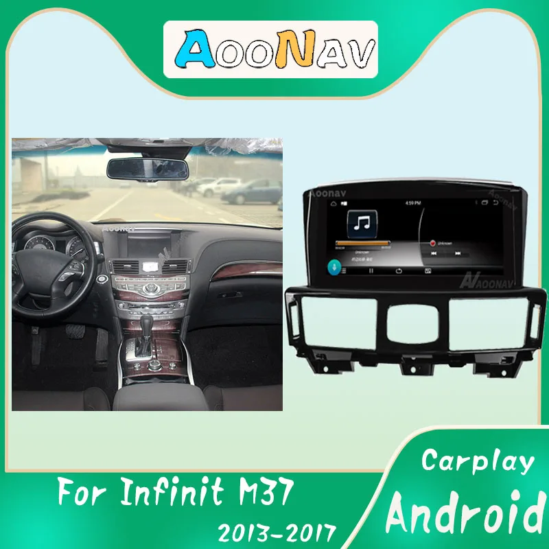 

Autoradio Tesla Touch Screen GPS Navigation Car Audio For Infiniti M37 2013-2015 2016 2017 Car Stereo GPS Multimedia Player