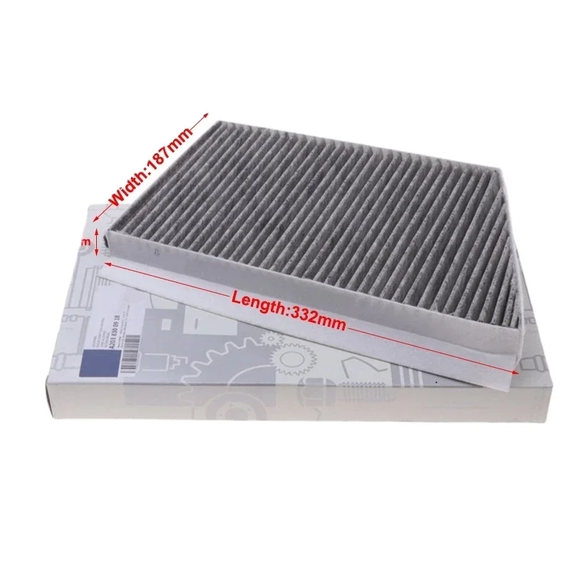 

Car Cabin Filter A2038300918 for Mercedes Benz C-CLASS W203 CL203 S203 2001-2011 C180 C200 C30 C320 Model Air Conditioning Filte