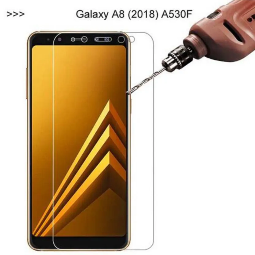 Hd 2.5d Закаленное стекло для samsung galaxy a8 2018, защитная пленка 9h, передняя крышка, Защита ЖК-экрана для a530f sm-a530f a530