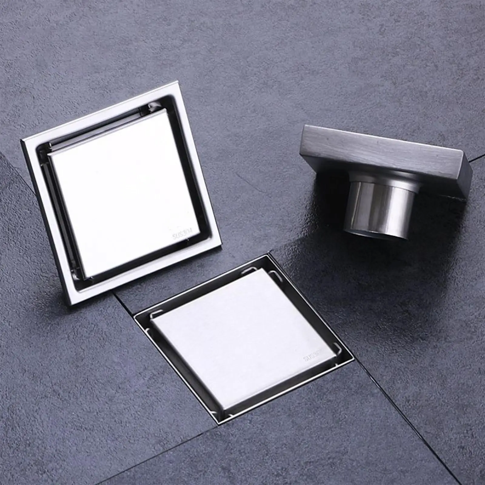 

Floor Drain Square Waste Grate Floor Waste Grate Shower Drain for Kitchen