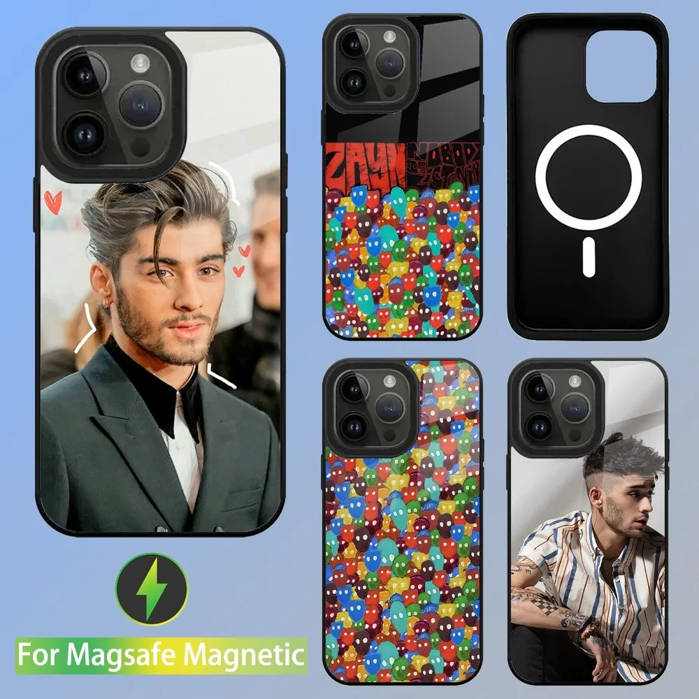 Чехол для телефона Z-Zayn M-Malik Nobody прослушивания iPhone 16 15 14 13 12 11 Plus Pro Max Mini Magsafe с