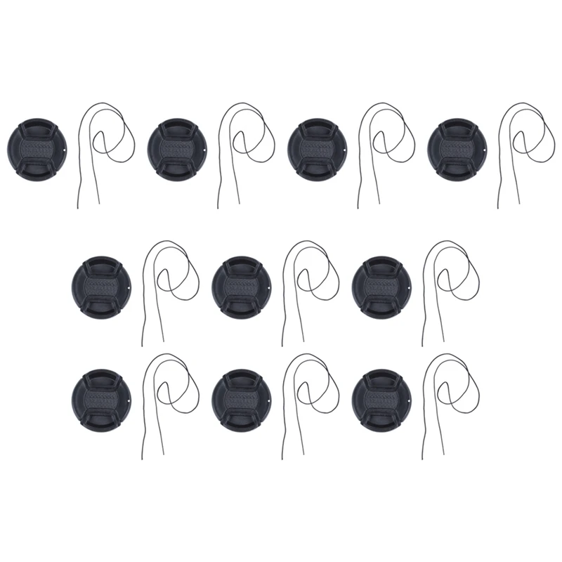 

10Pcs 52Mm Universal Snap-On Lens Cap - For Nikon Canon Olympus & Others