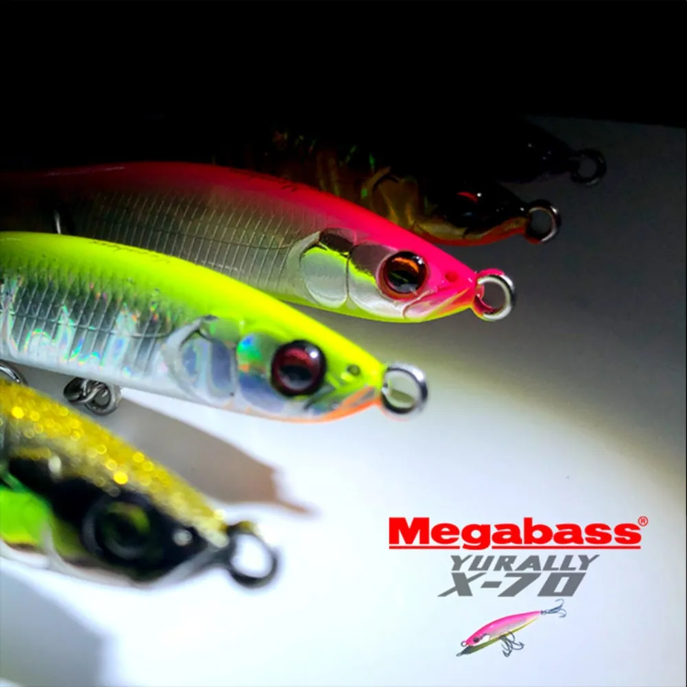 

New MEGABASS X-70 10g Sinking Pencil Lure Stickbait Wobbler Artificial Bait Fishing Tackle For Sea Bass Trout Pike Perch