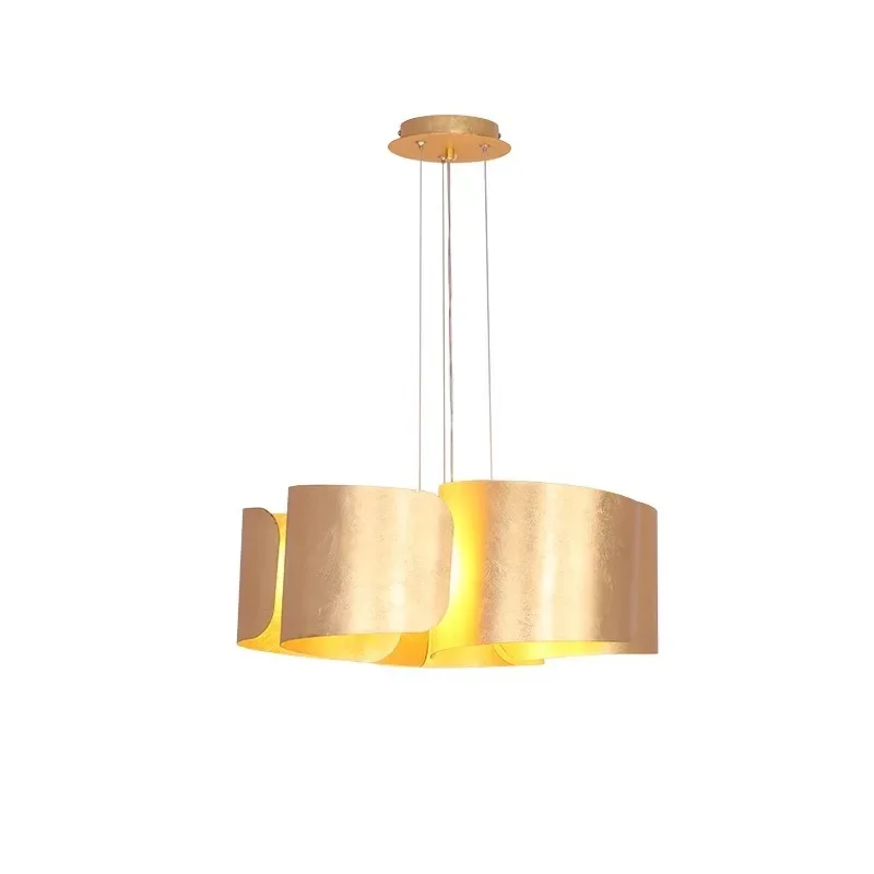 Постмодерн Золото Роскошное Кафе Ресторан Художественная Модель Комната