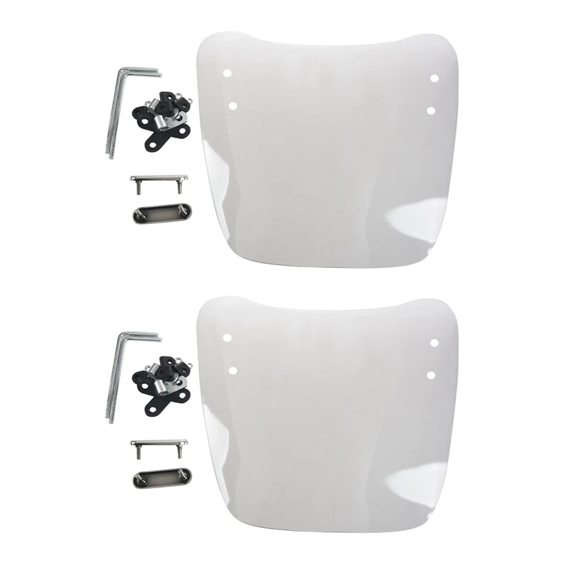 

2X Airflow Adjustable Windscreen Motorcycle Electric Vehicle Windshield Windshield Motorcycle Accessories