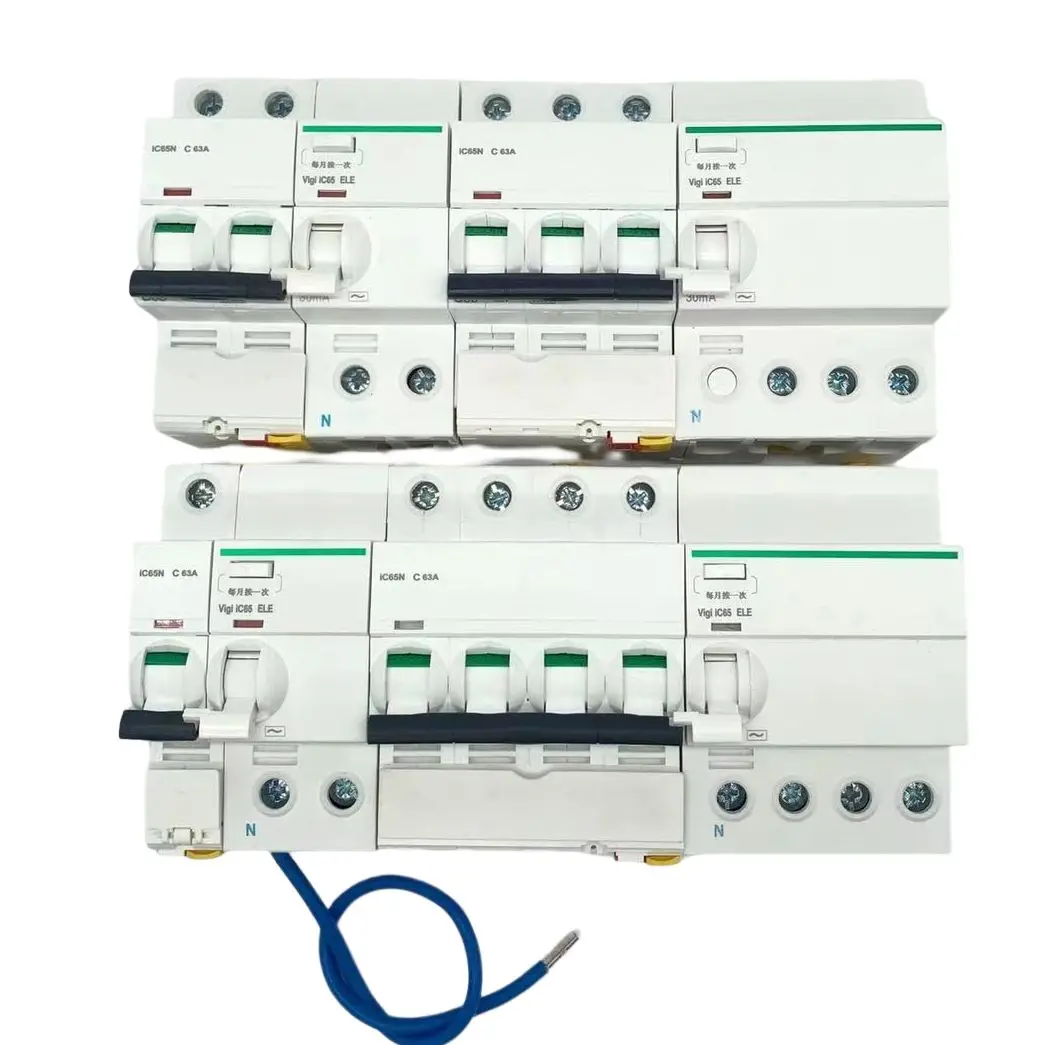 IC65N MCB Vigi ELE 1 ~ 63a 220 в 230 В 380 В 1P2P3P4P + N Esidual автоматический выключатель тока с защитой от перегрузки и короткого тока