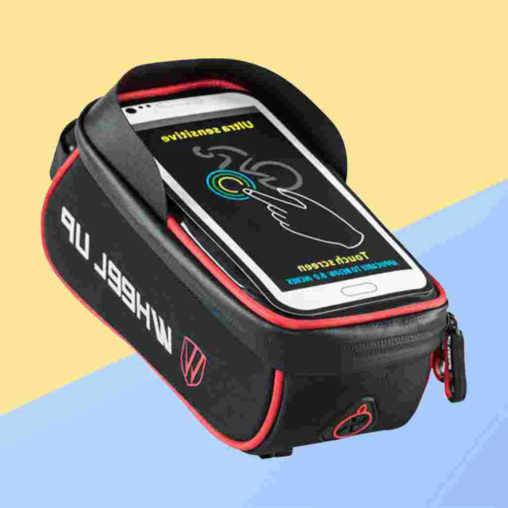 

1 Cycling Mount Bag Screen Rainproof Frame Bags Holder for Road Bike MTB