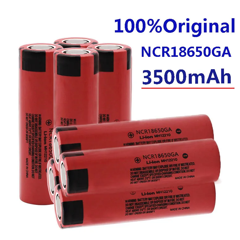 

100% Original Bateri recargable de 3.7V 3500mAh NCR18650GA alta descarga 18650 adecuada para todo tipo de productos electroicos