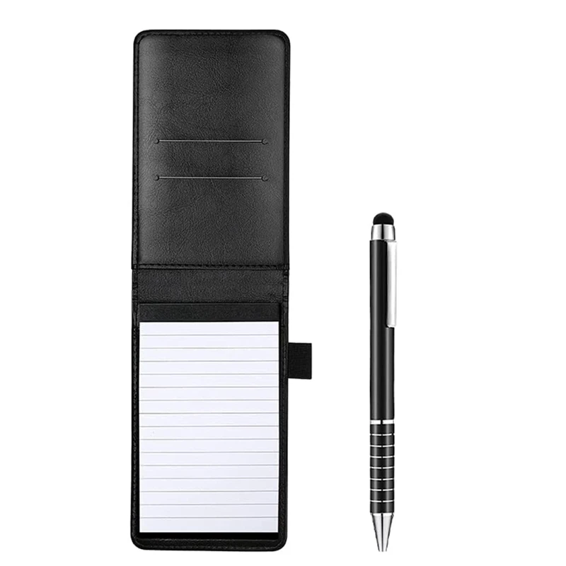 

12 Pcs Small Pocket Notepads Holder Set Mini Pocket Note Pad Holder With 10 Pcs 3 Inch X 5 Inch Memo Book Refills