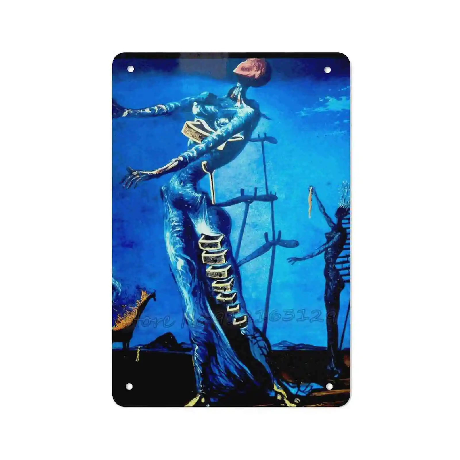 Жесткий Жираф: винтажный абстрактный принт металлический знак Декор жестяной