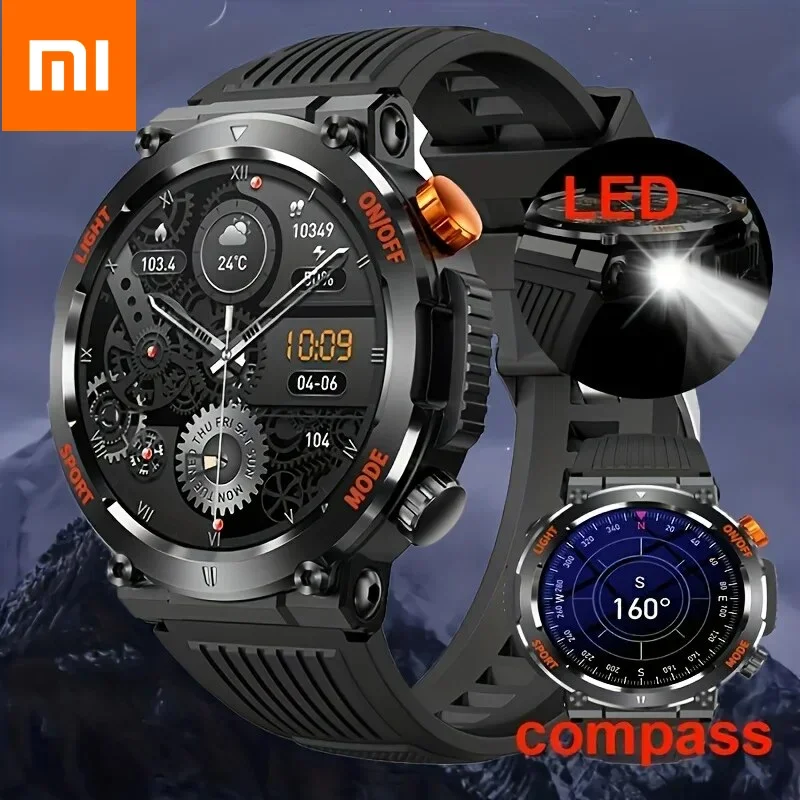 Новинка 2024 мужские Смарт-часы Xiaomi с сенсорным HD экраном спортивные