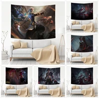 league of legends kayn tapestry art printing for living room home dorm decor home decor