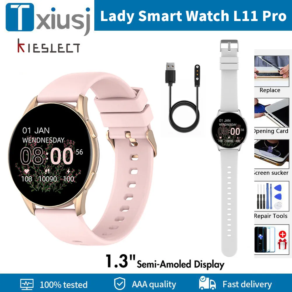 

Kieslect lady smart watch L11 Pro Waterproof Sports Fitness l11 pro lady smart watch Blood Pressure Heart Rate Monitor Watches